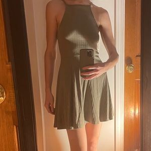 Green summer dress